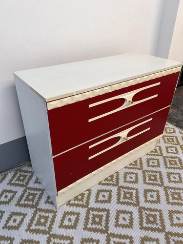 Vintage space age schuhschrank - space,