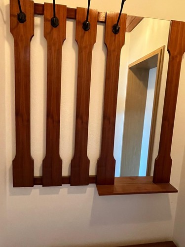 Mid century garderobe teak mit - mid,