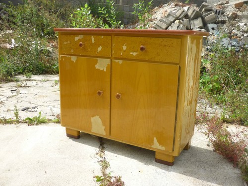Alter antiker kleiner - antiker, schrank
